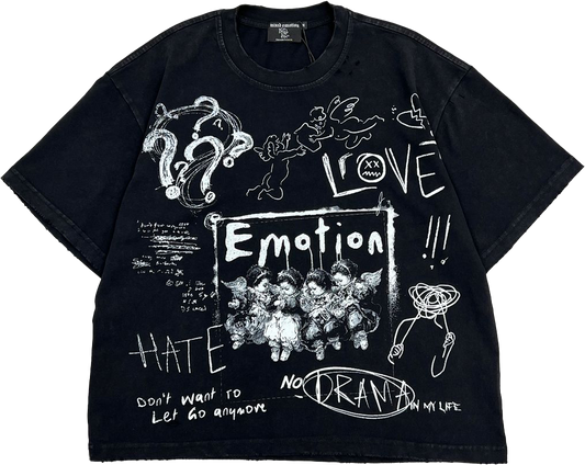 Mixed Emotions Black Chaos Tee