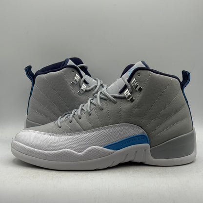 (Used) Jordan 12 Grey University Blue Size 9.5