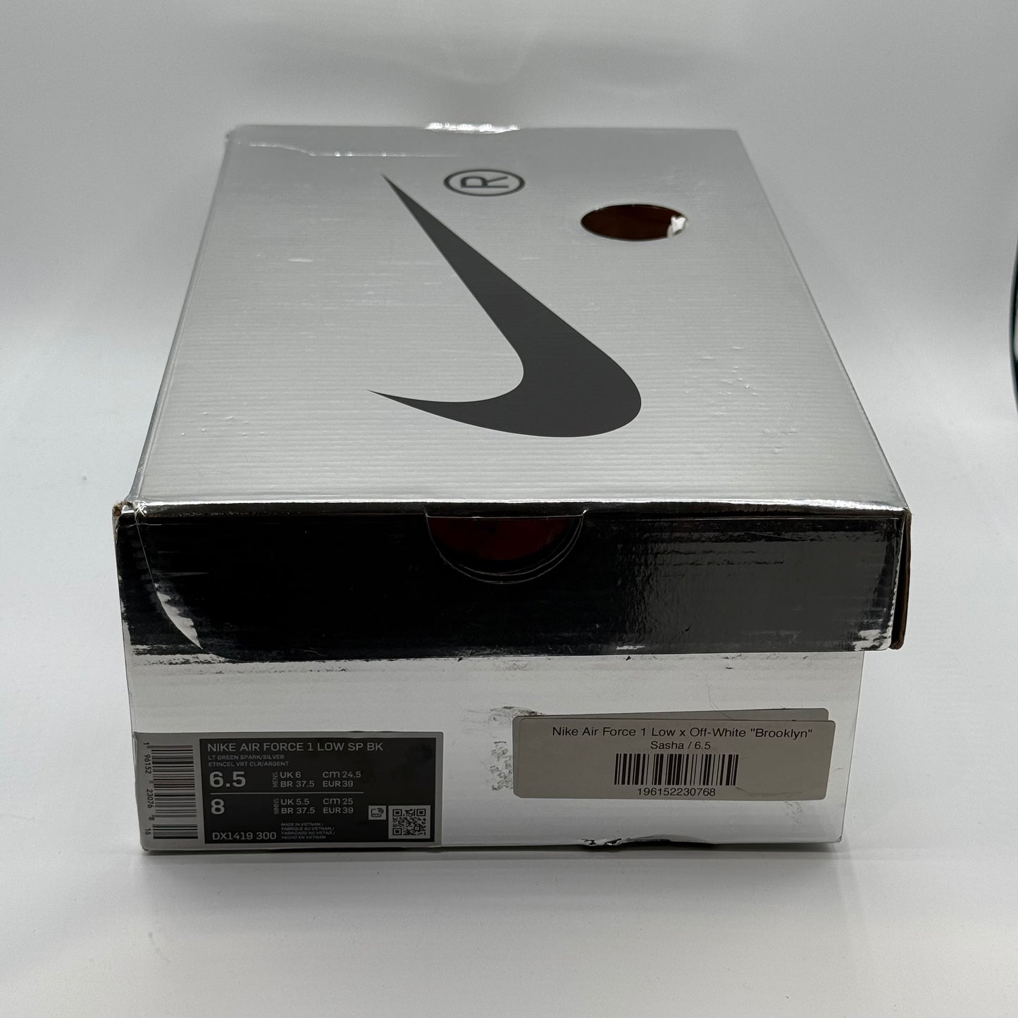 (Used) Nike Air Force 1 Off-White Brooklyn Size 6.5