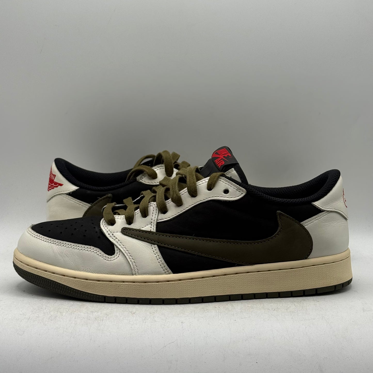 (Used) Jordan 1 Low Travis Scott Olive Size 11W/9.5M
