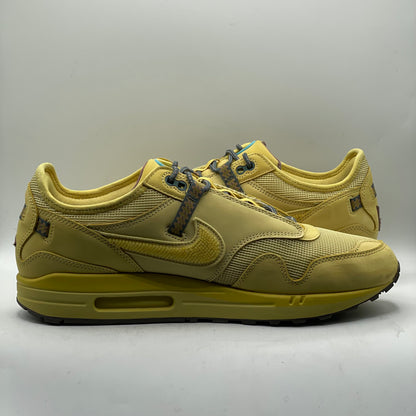 (USED) Nike Air Max 1 Travis Scott Cactus Jack Saturn Gold Size 14