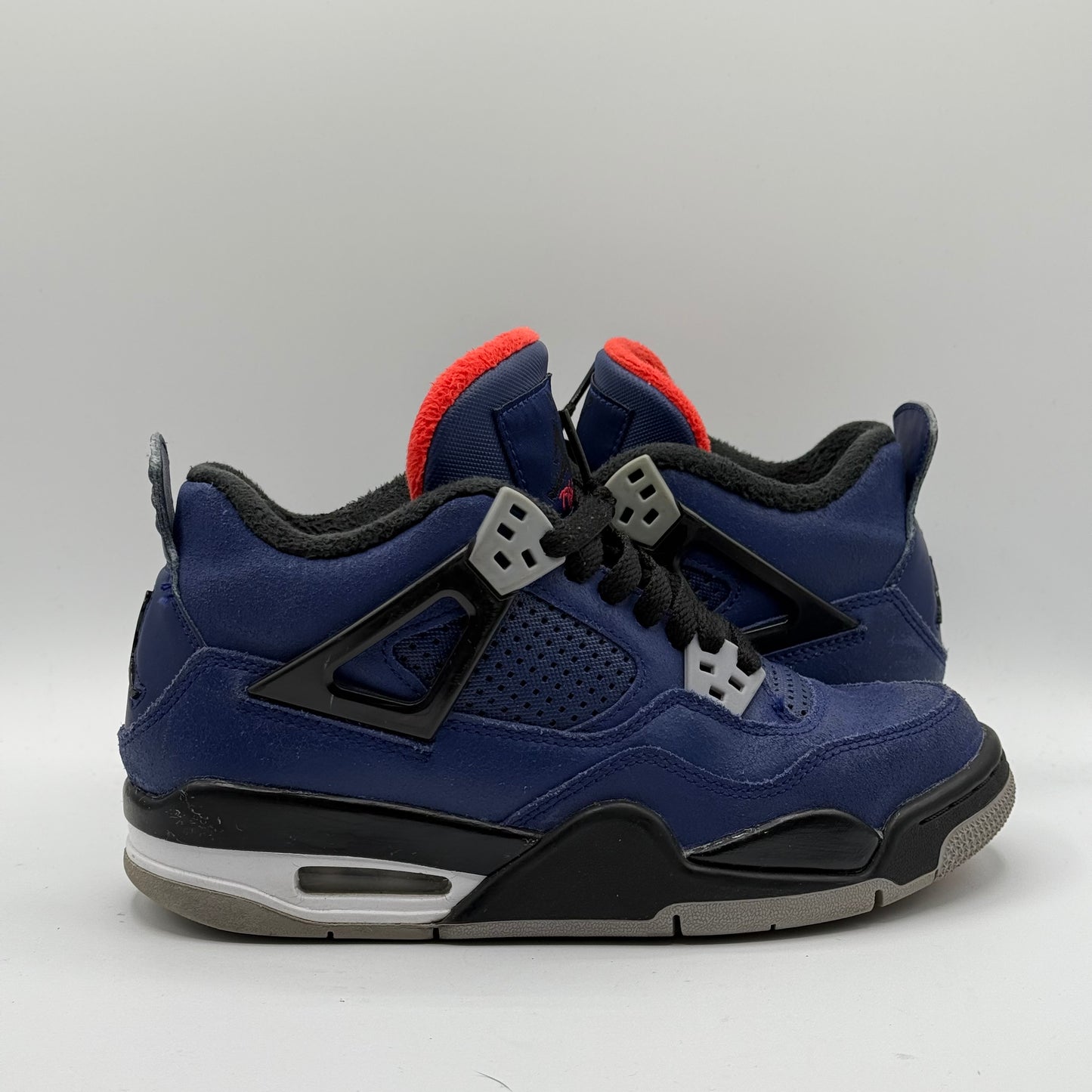 (Used) Jordan 4 Winterized Royal Blue Size 4Y