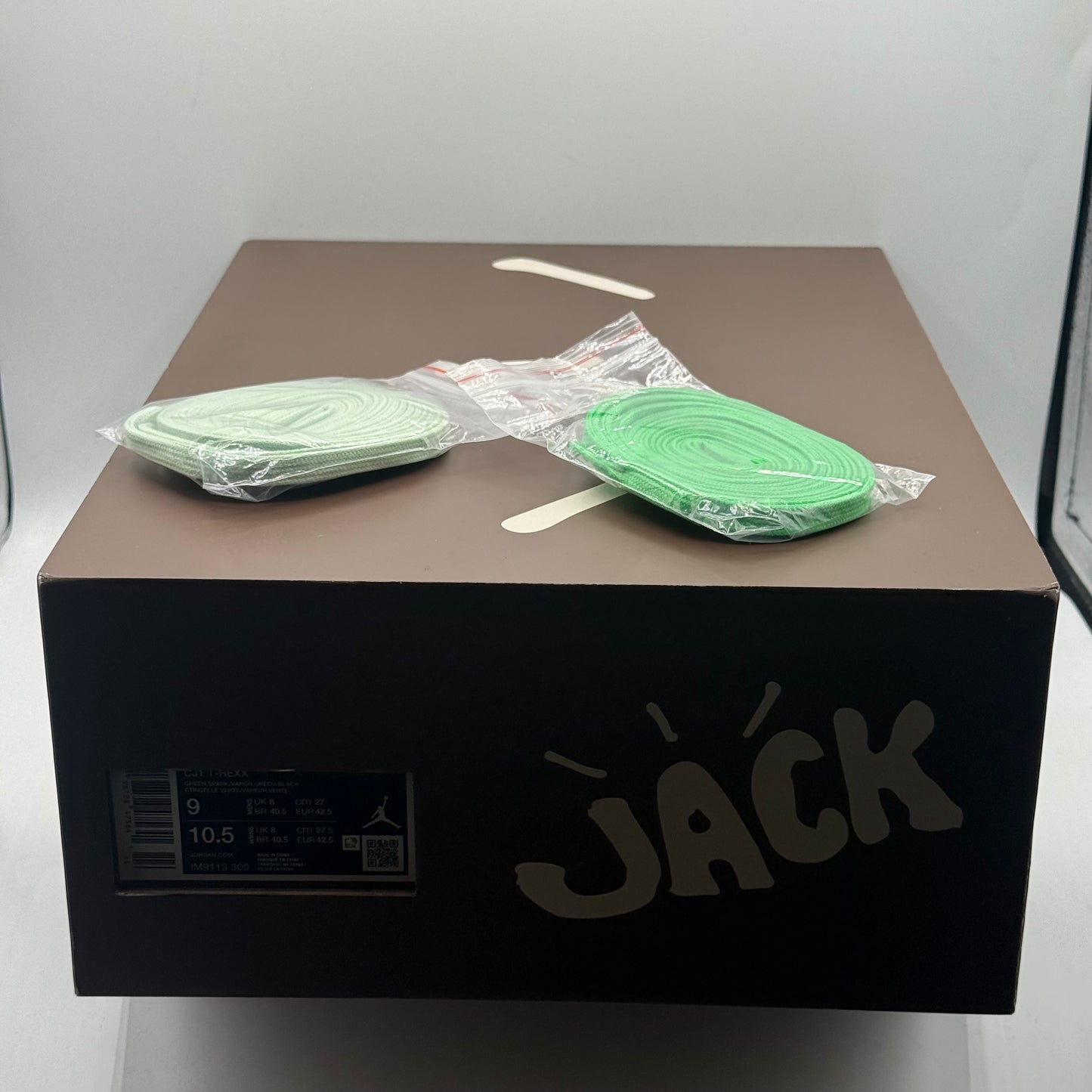 (Used) Jordan Jumpman Jack Travis Scott Green Spark Size 9