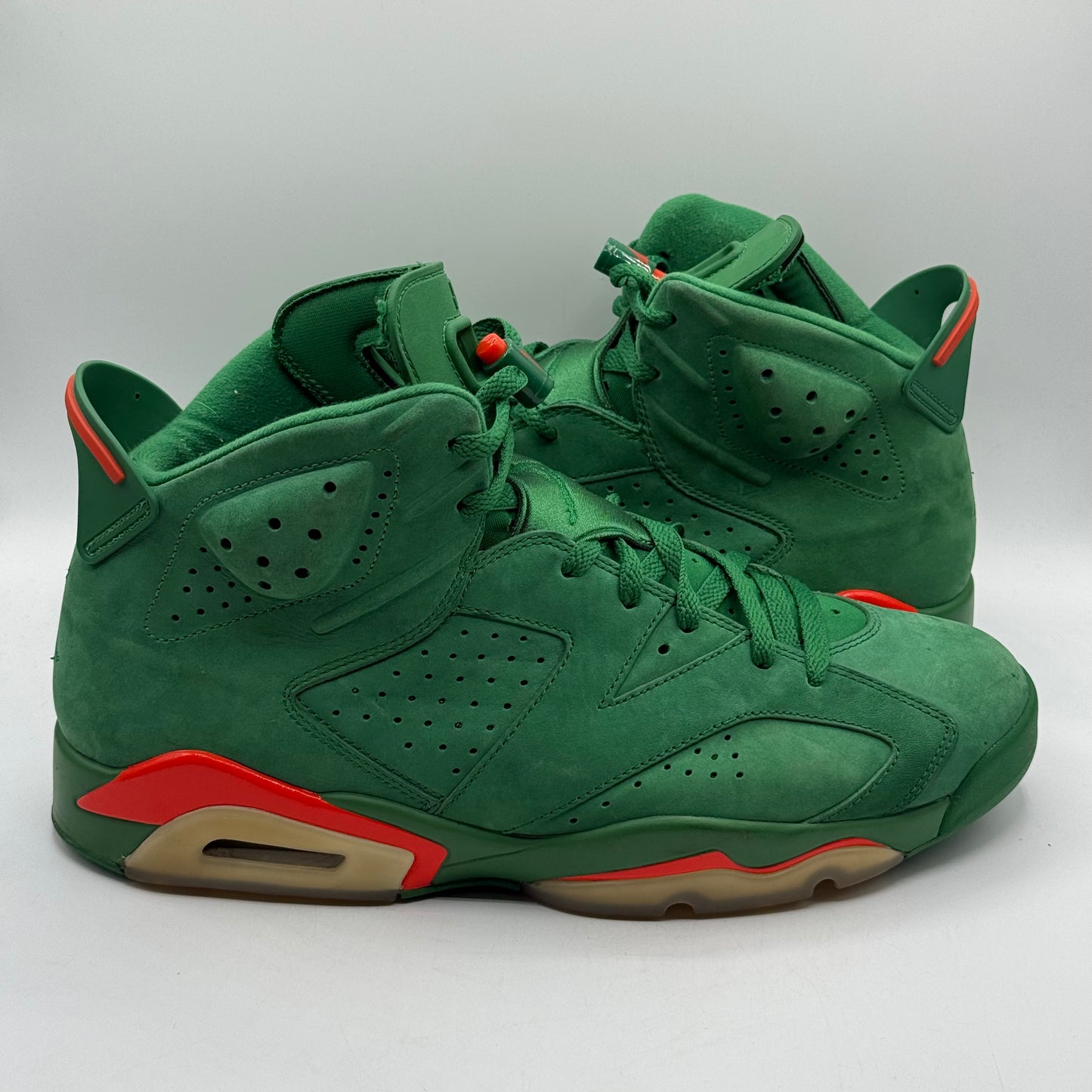 (USED) Jordan 6 Gatorade Green Size 12