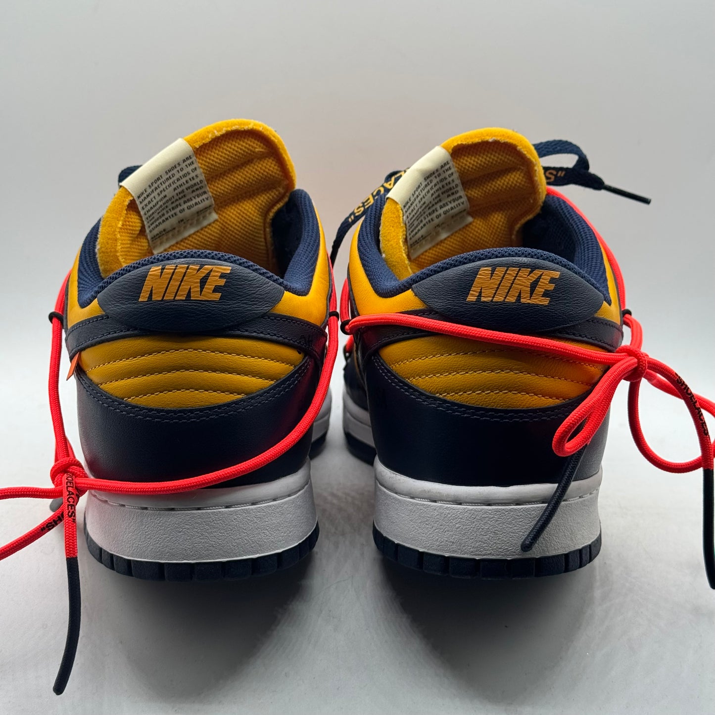 (USED) Nike Dunk Low Off-White Michigan Size 12