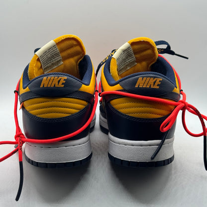 (USED) Nike Dunk Low Off-White Michigan Size 12