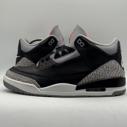 (USED) Jordan 3 Black Cement Size 10