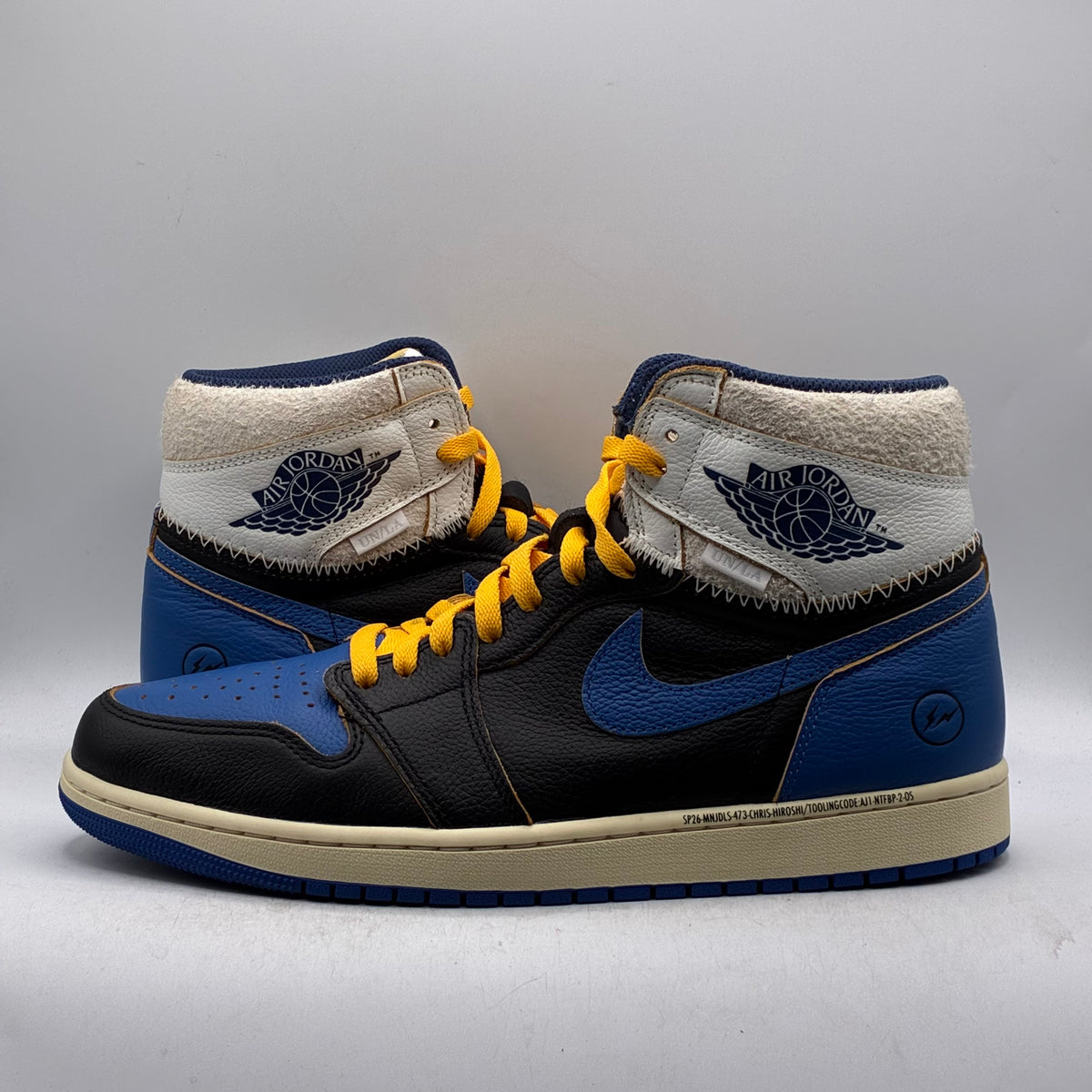 (USED) Jordan 1 High OG SP Fragment x Union LA Sport Royal Size 11.5
