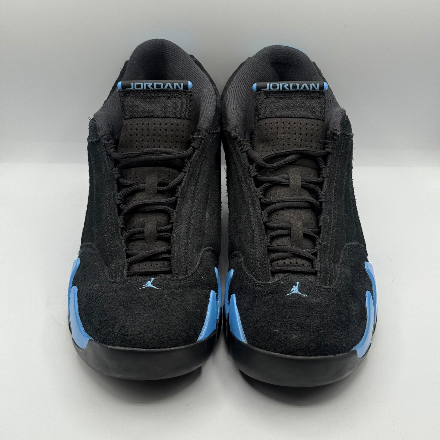 (USED) Jordan 14 Black University Blue Size 11.5