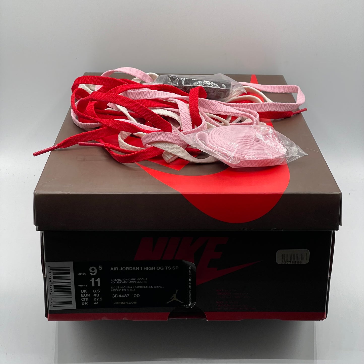 (USED) Jordan 1 High Travis Scott Mocha Size 9.5