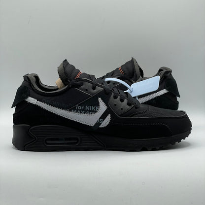 (Used) Nike Off-White Air Max 90 Black Size 9.5