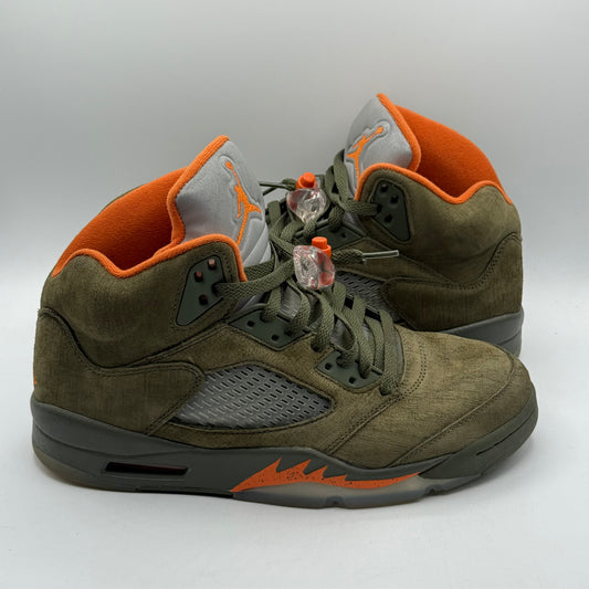 (USED NO BOX) Jordan 5 Olive Size 8