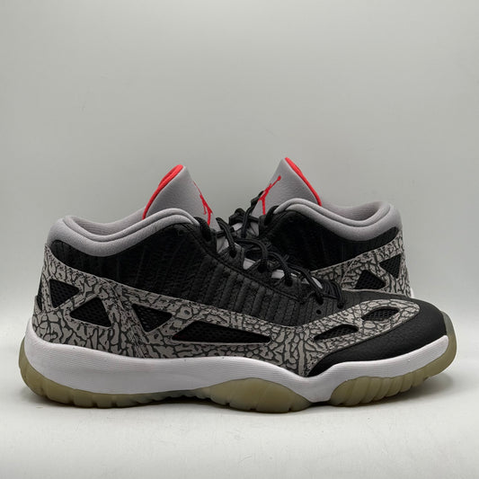 (Used No Box) Jordan 11 Low IE Black Cement (2020) Size 11