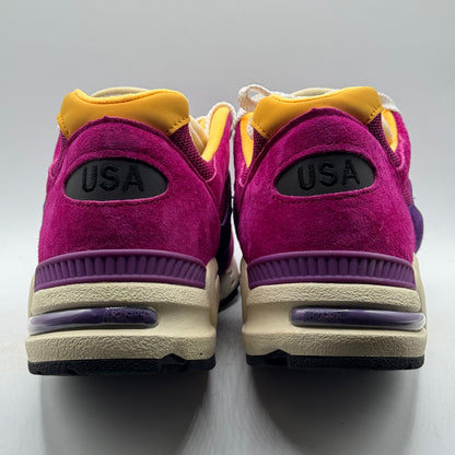 (Used) New Balance 990v2 MiUSA Teddy Santis Purple Yellow Size 12