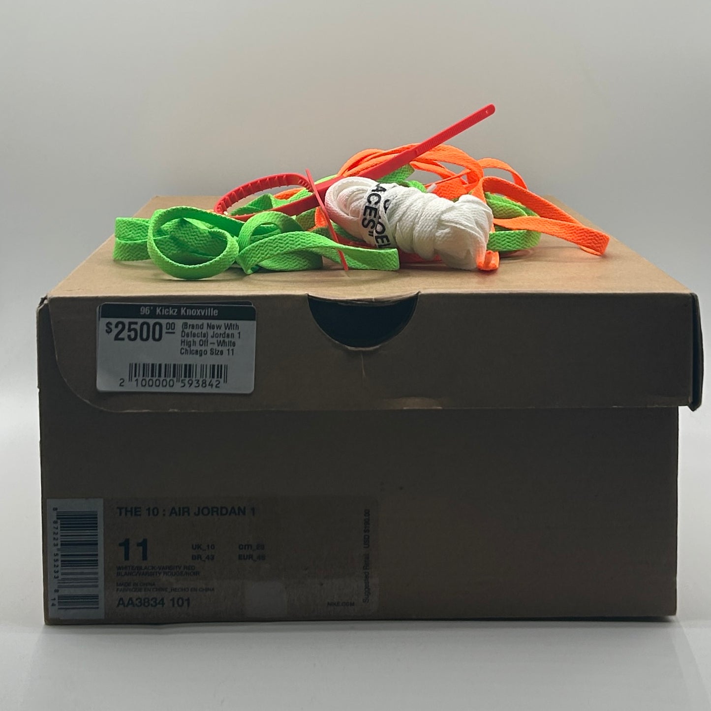 (Brand New With Defects) Jordan 1 High Off-White Chicago Size 11