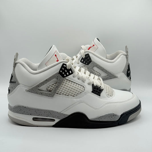(USED) Jordan 4 White Cement Size 11.5