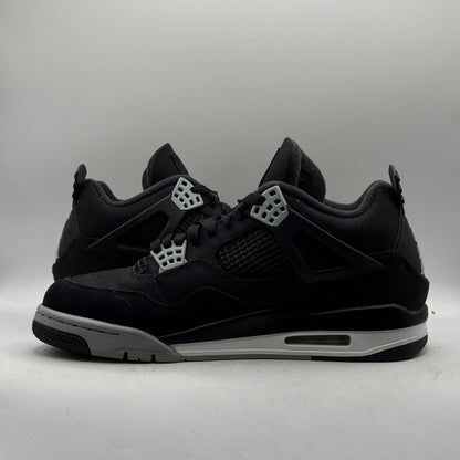 (Used) Jordan 4 Black Canvas Size 11