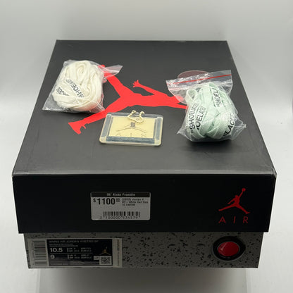 (USED) Jordan 4 Off-White Sail Size 10.5W/9M