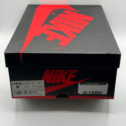 (Used) Jordan 1 High Court Purple Size 8.5