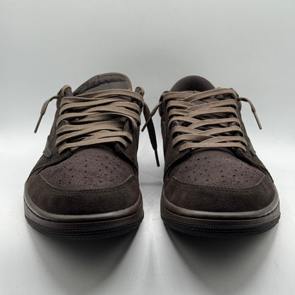 (USED) Jordan 1 Low Travis Scott Velvet Brown Size 12