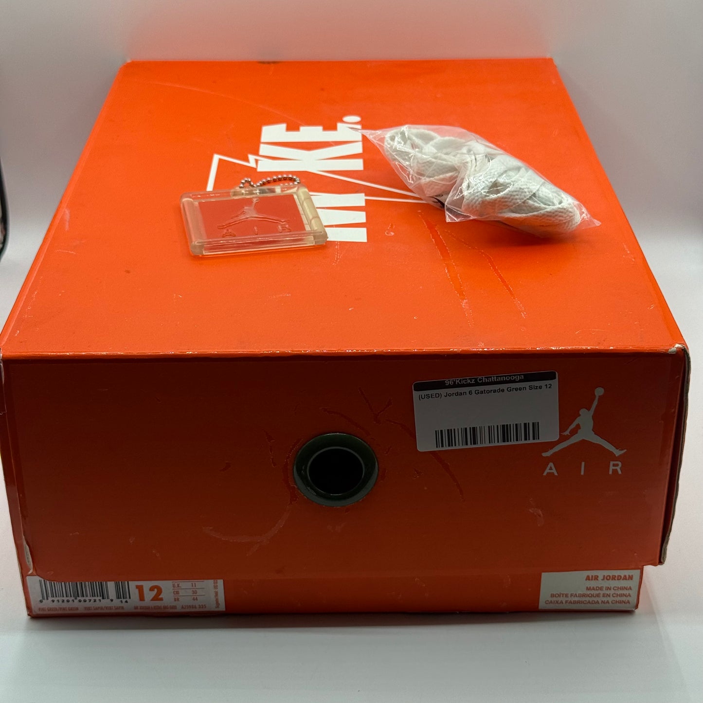 (USED) Jordan 6 Gatorade Green Size 12
