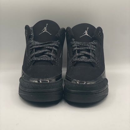 (USED) Jordan 3 Black Cat Size 6.5Y