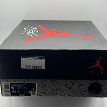 (USED) Jordan 4 What The Size 13
