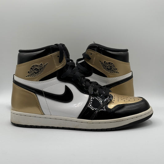 (Used Replacement Box) Jordan 1 High Gold Toe Size 10.5