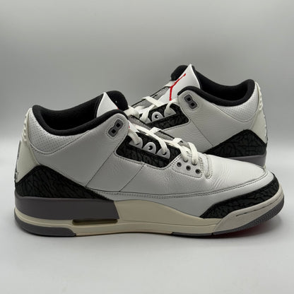 (USED) Jordan 3 Cement Grey Size 12