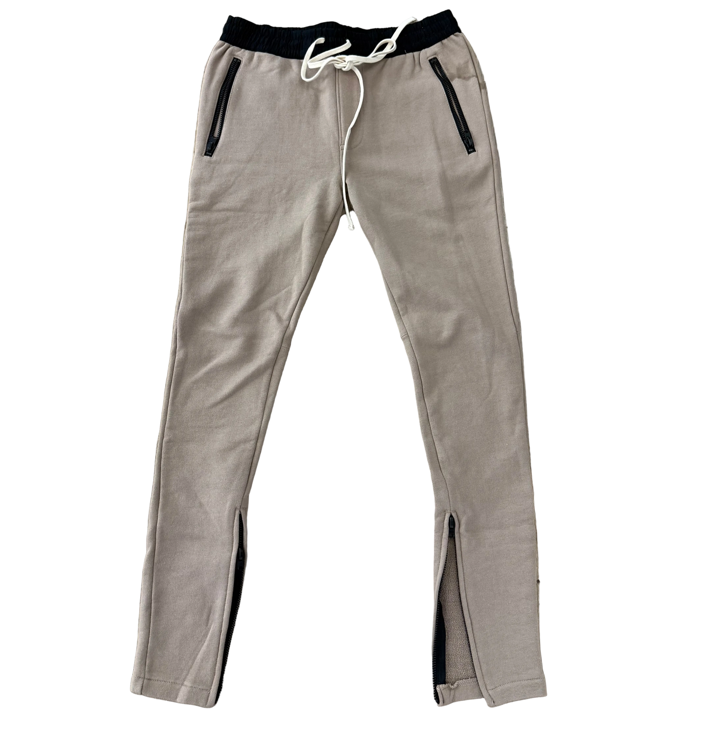 (Used) Fear Of God Essentials Zipper Sweatpants (Brown) Size Small