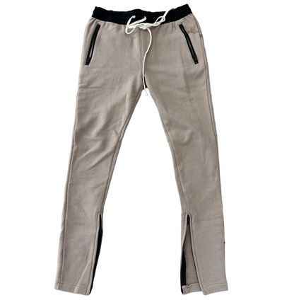 (Used) Fear Of God Essentials Zipper Sweatpants (Brown) Size Small