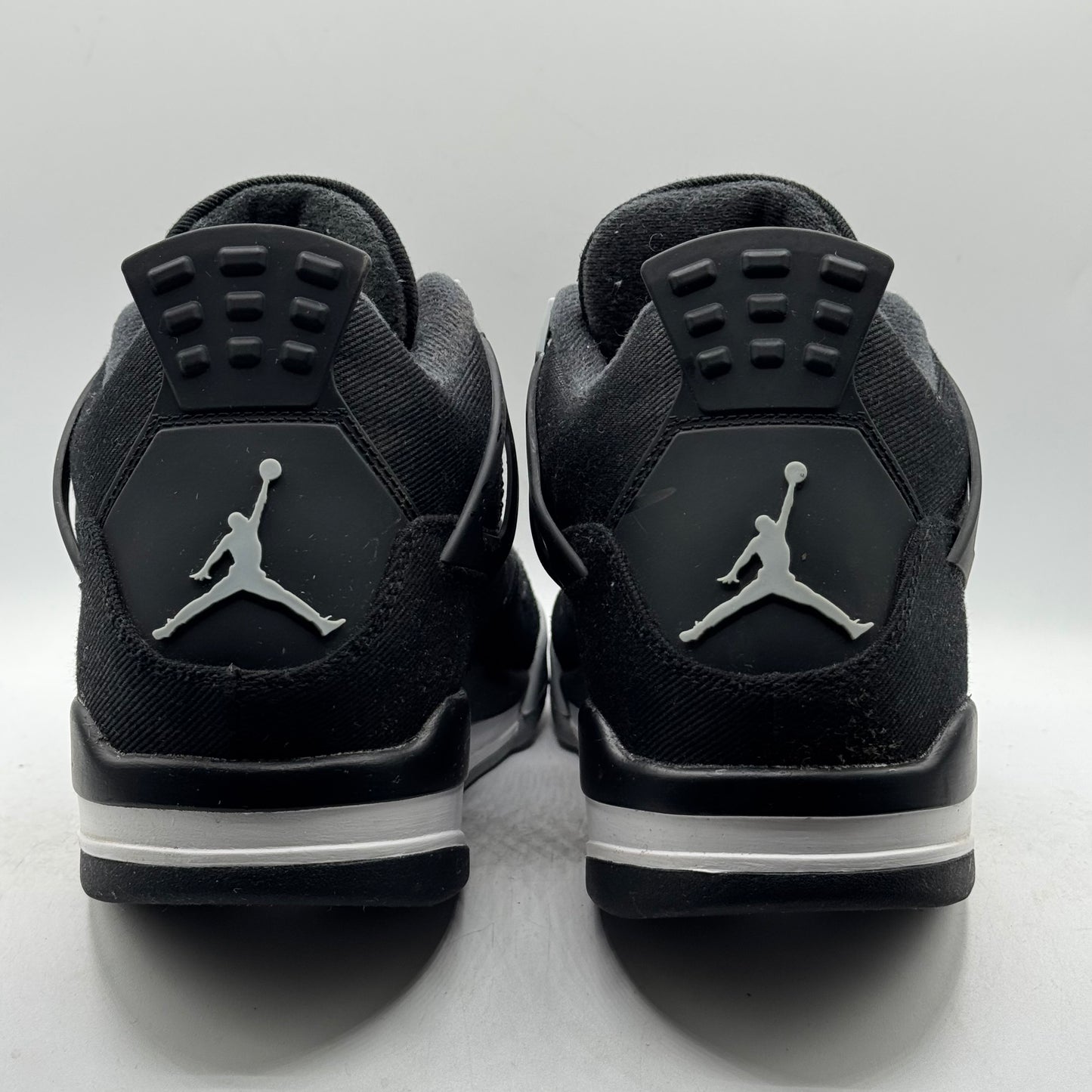 (Used) Jordan 4 Black Canvas Size 11