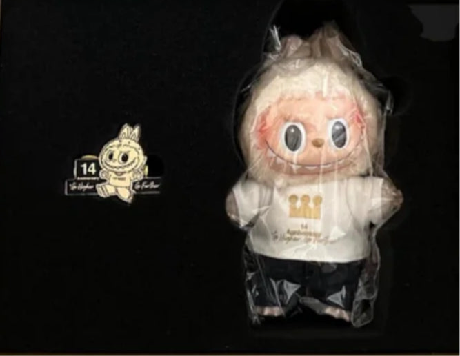 Pop Mart 14th Anniversary Labubu Vinyl Face Figure Sealed Box