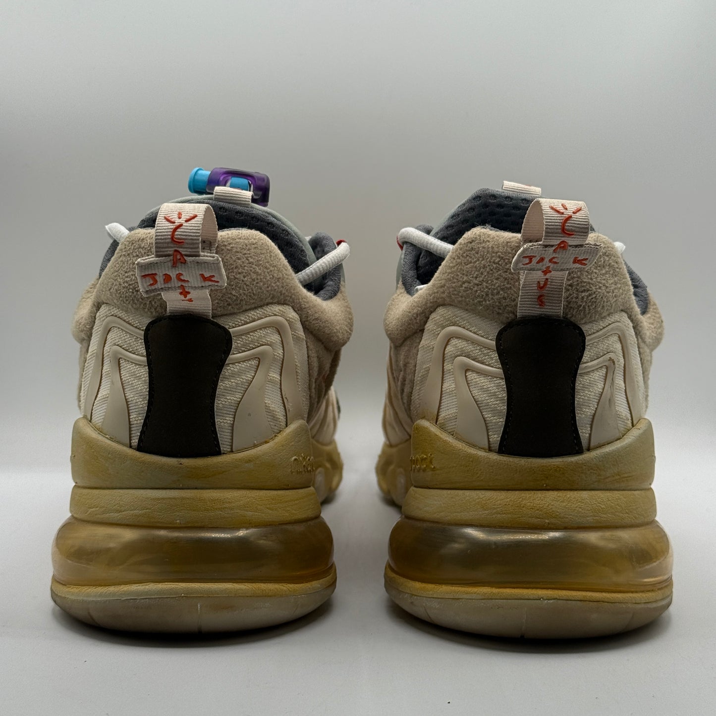 (USED NO BOX) Nike Air Max 270 React Travis Scott Cactus Trails Size 14