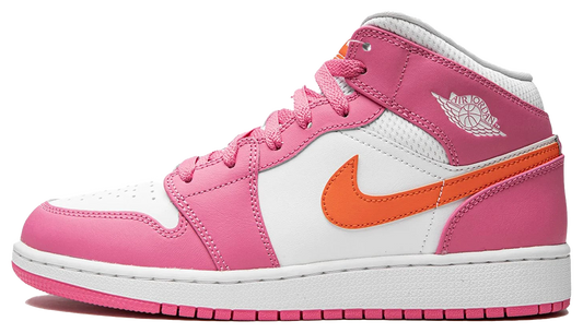 Jordan 1 Mid Pinksicle Safety Orange (GS)