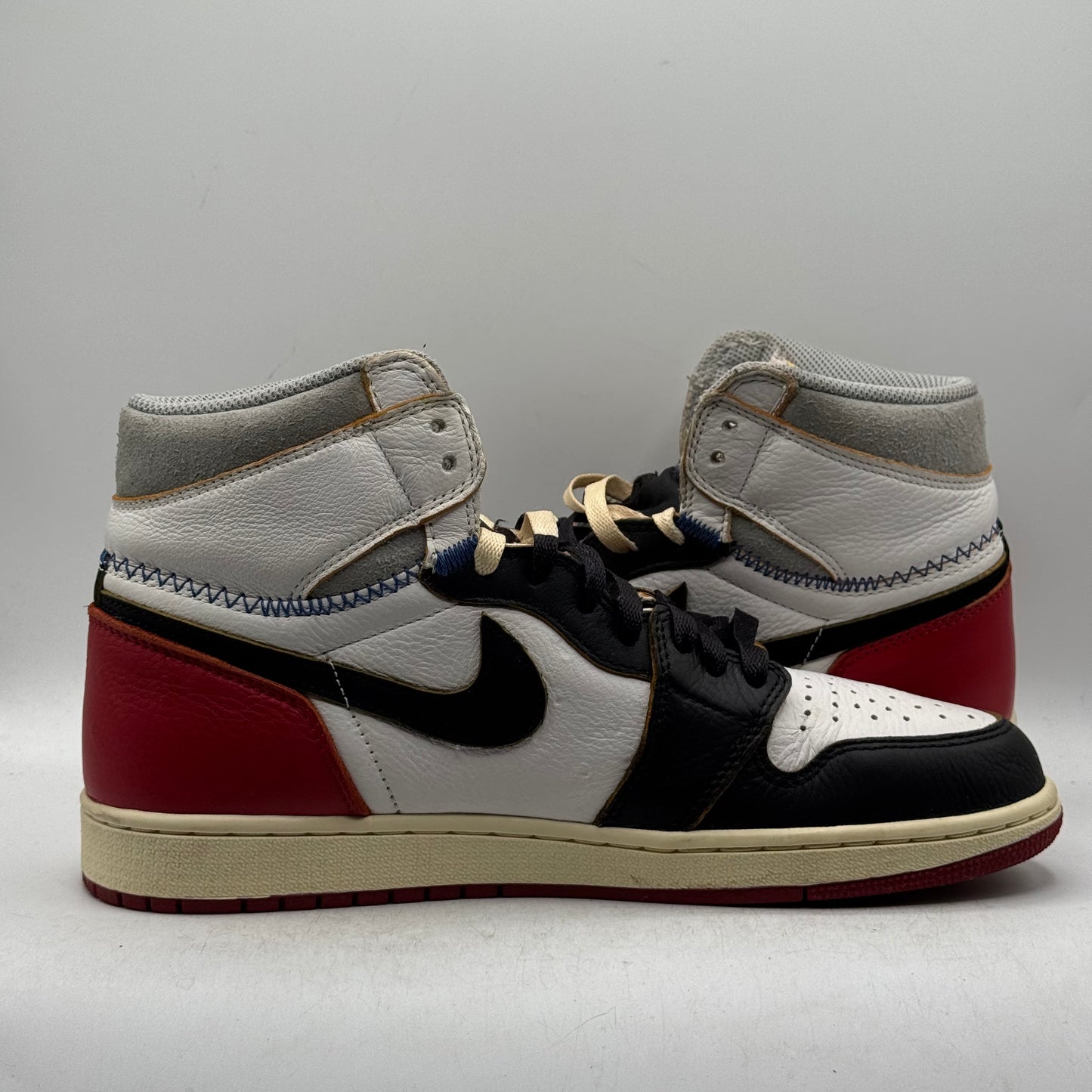 (USED) Jordan 1 High Union LA Black Toe Size 10