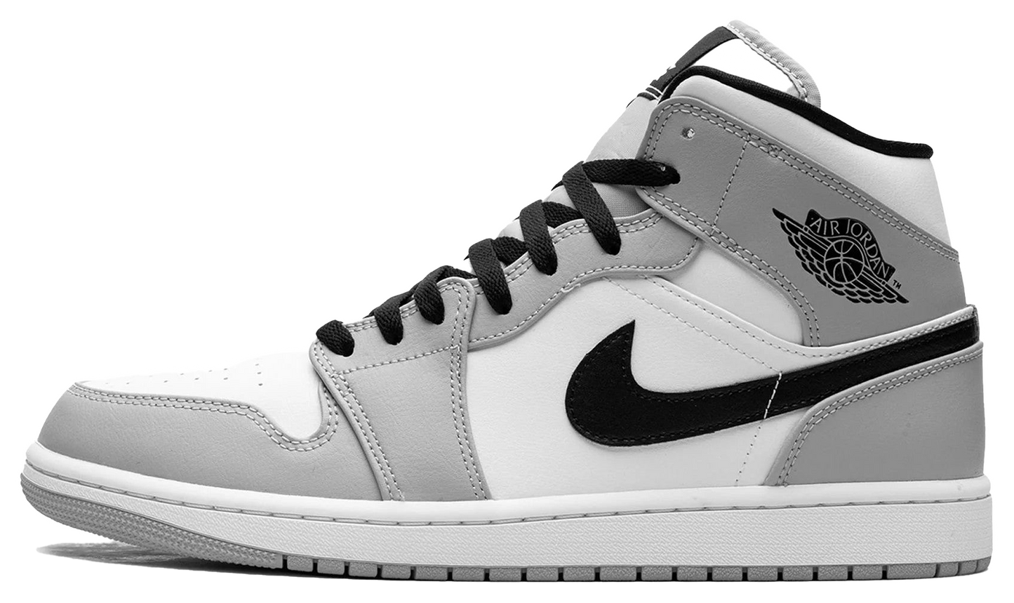 Jordan 1 Mid Light Smoke Grey