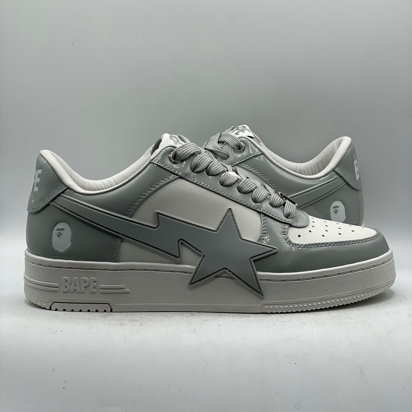 (Used) A Bathing Ape Bape STA OS # 3 Grey Size 9.5