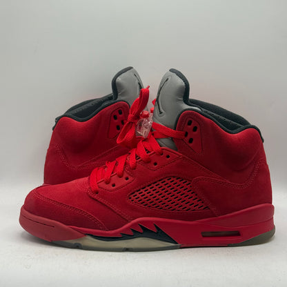 (Used) Jordan 5 Red Suede Size 9