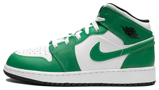 Jordan 1 Mid Lucky Green (GS)