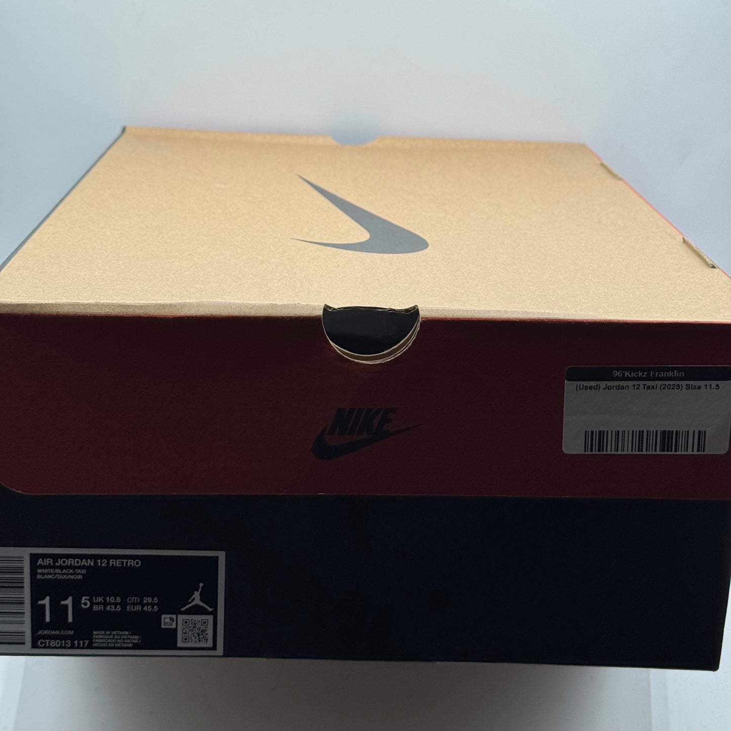 (Used) Jordan 12 Taxi (2025) Size 11.5