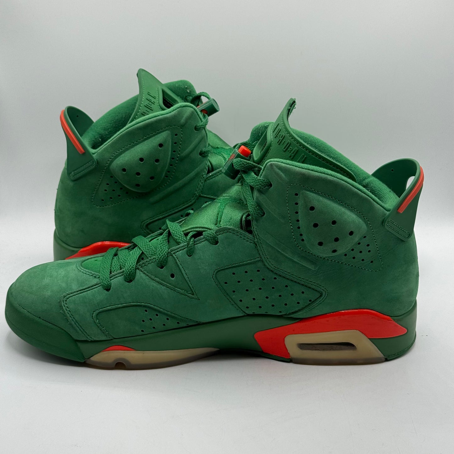(USED) Jordan 6 Gatorade Green Size 12