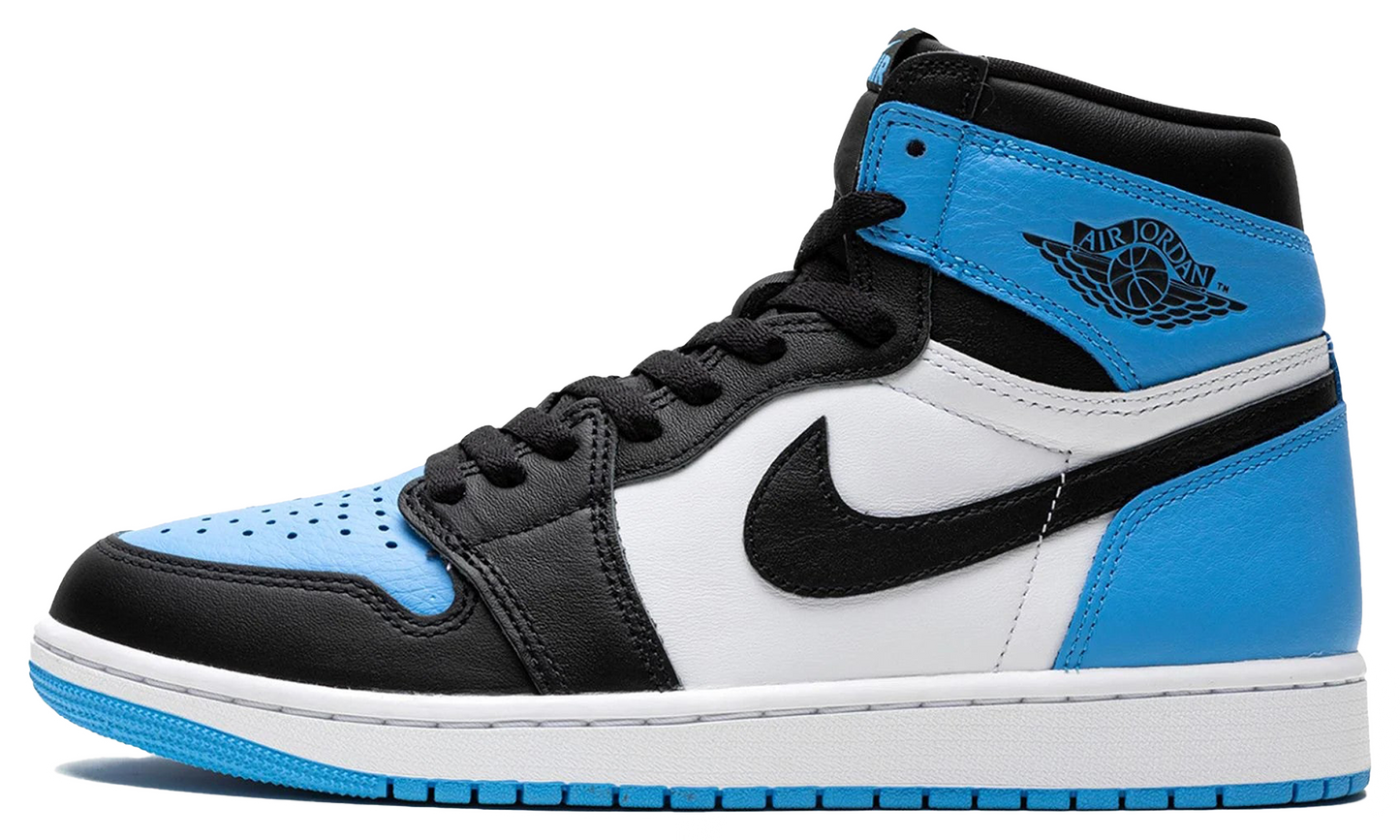 Jordan 1 High UNC Toe