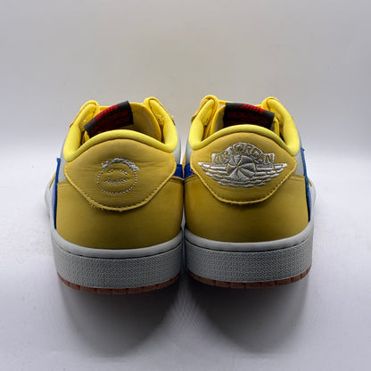 (USED NO BOX) Jordan 1 Low Travis Scott Canary (W) Size 15.5W/14M