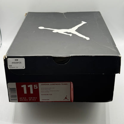 Air Jordan Jumpman Team 1 White Red Grey Size 11.5