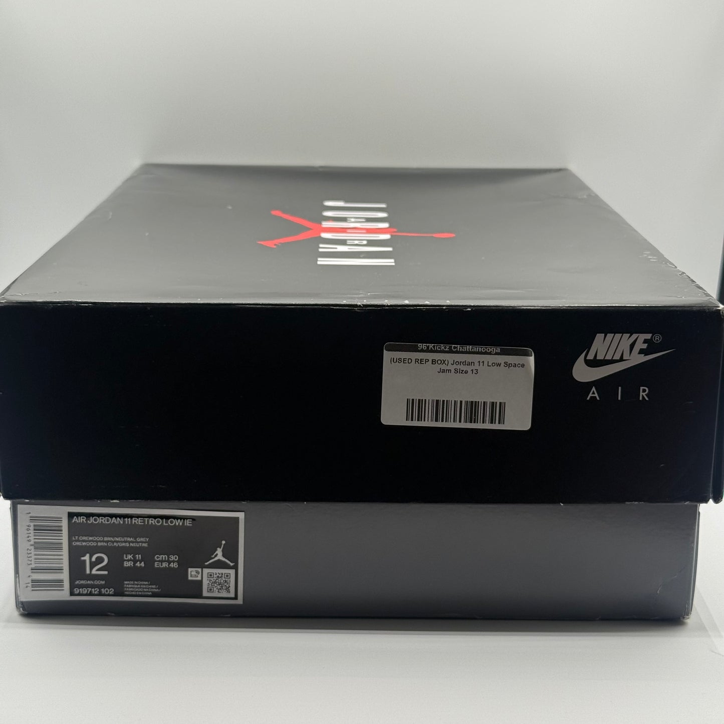 (USED REP BOX) Jordan 11 Low Space Jam Size 13