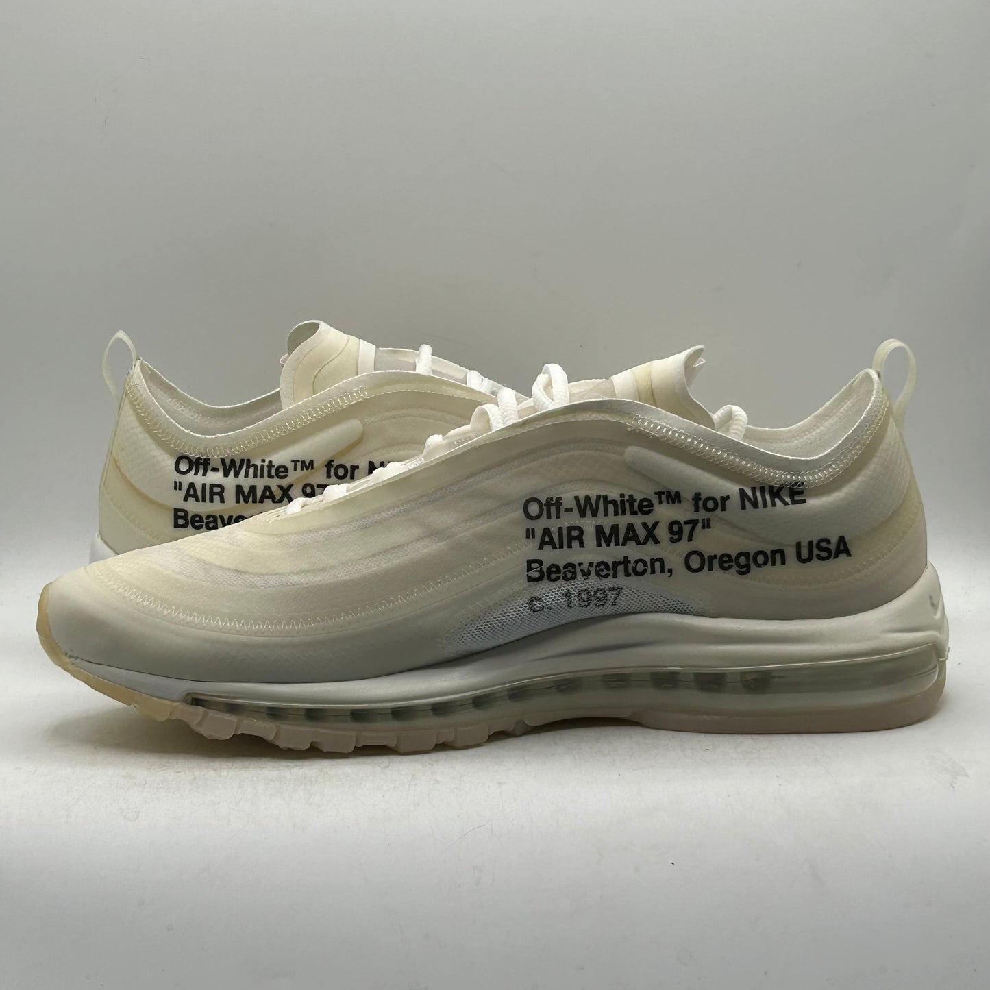 (USED) Nike Air Max 97 Off-White Size 12