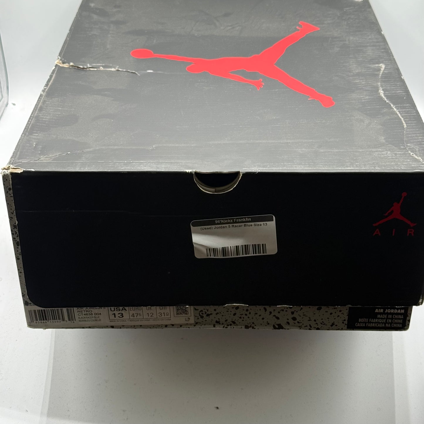 (Used) Jordan 5 Racer Blue Size 13