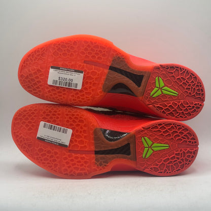 (USED NO BOX) Nike Kobe 6 Protro Reverse Grinch Size 13