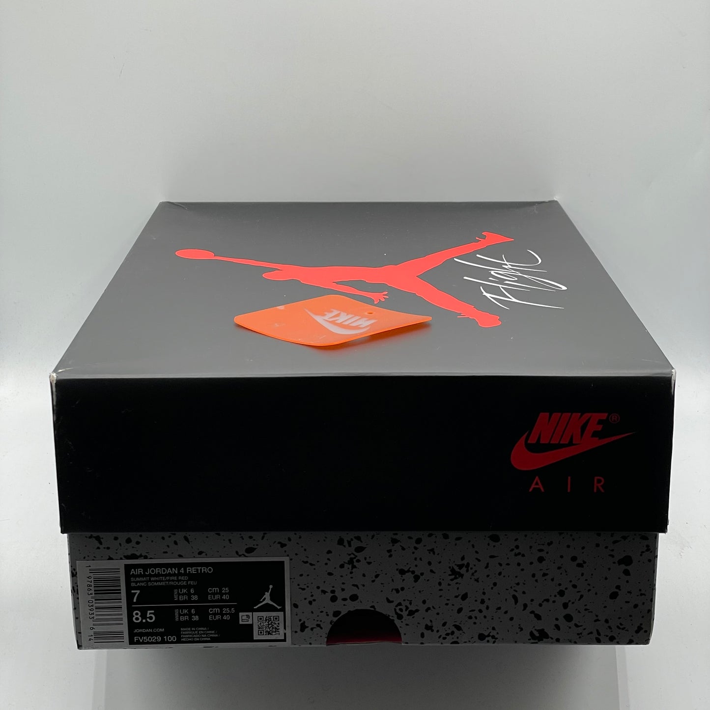 (Used) Jordan 4 White Cement (2025) Size 7